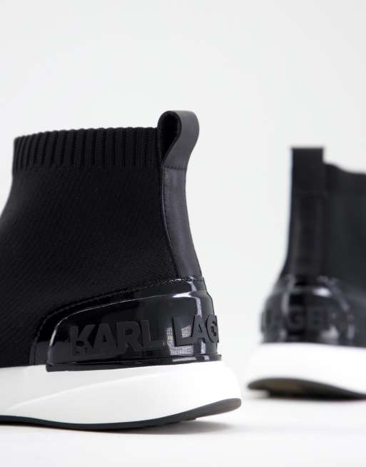 Karl Lagerfeld - Finesse - Baskets en maille - Noir, 3 de 4