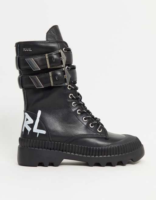 karl lagerfeld perry hiking boot