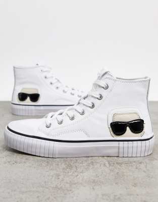 karl lagerfeld high top sneakers