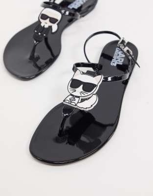 karl lagerfeld jelly sandals