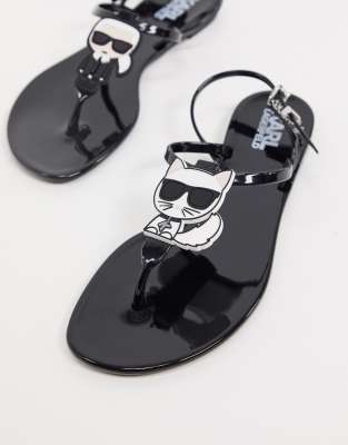 karl lagerfeld flip flops