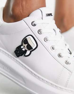 karl lagerfeld silver boots