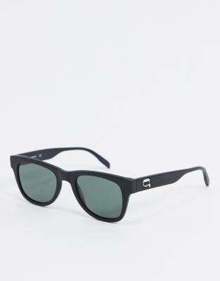 Gafas de sol cuadradas Ironik de Karl Lagerfeld-Negro