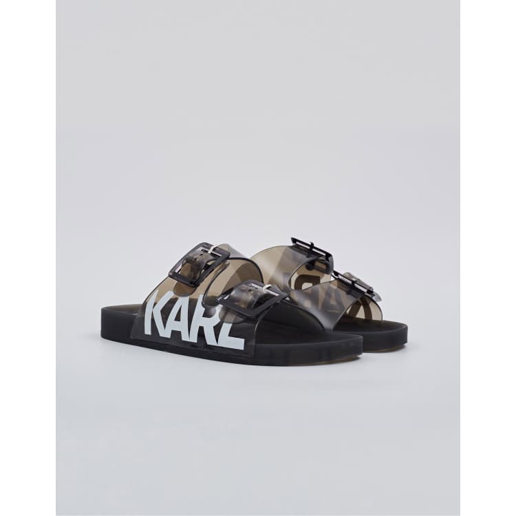 Jelly double buckle on sale sandals