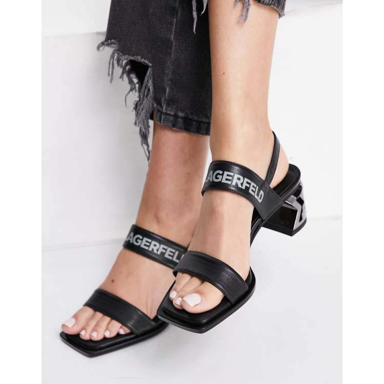 Karl lagerfeld hot sale bow sandals