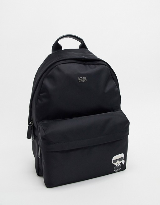 Karl Lagerfeld k/ikonik nylon backpack