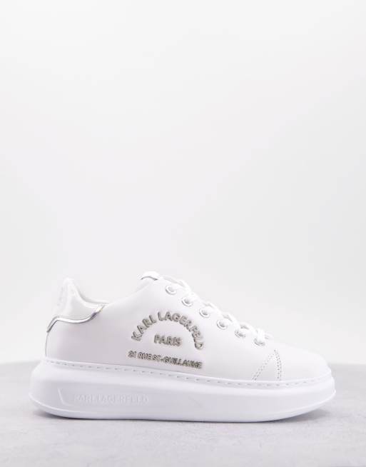 karl lagerfeld platform trainers