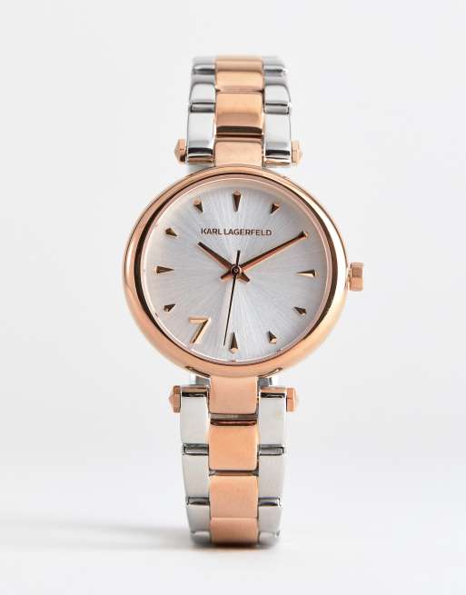 Karl Lagerfeld KL5008 ladies stainless steel two tone watch