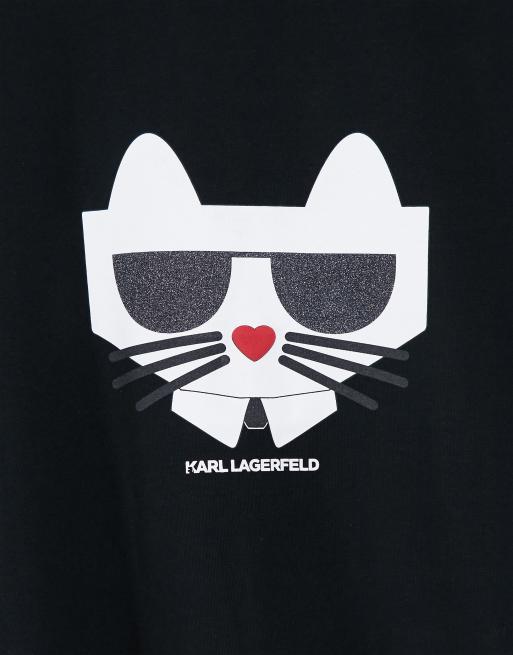 Karl lagerfeld best sale cat shirt