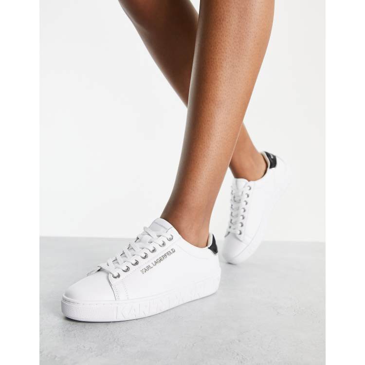 Karl lagerfeld white on sale shoes