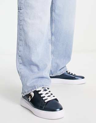 Karl Lagerfeld Karl Head Sneaker In Blue