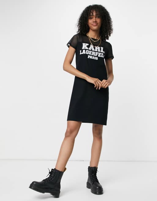 Karl lagerfeld hot sale t shirt dress