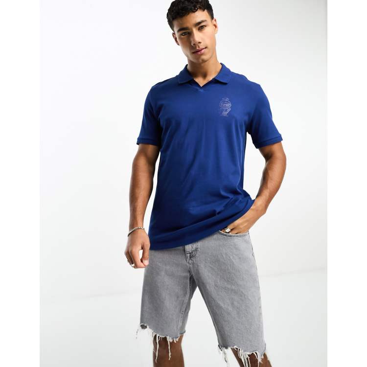 at opfinde hø delikatesse Karl Lagerfeld polo in blue | ASOS