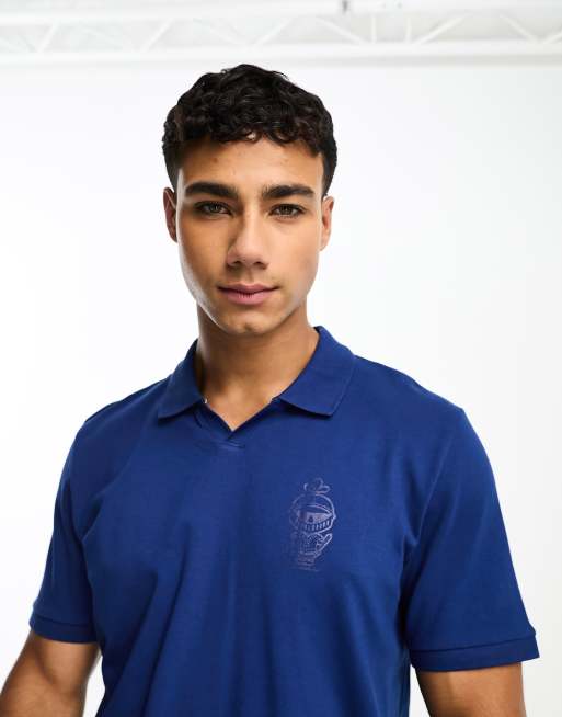 Karl Lagerfeld polo in blue