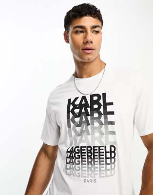 karl lagerfeld t shirt white