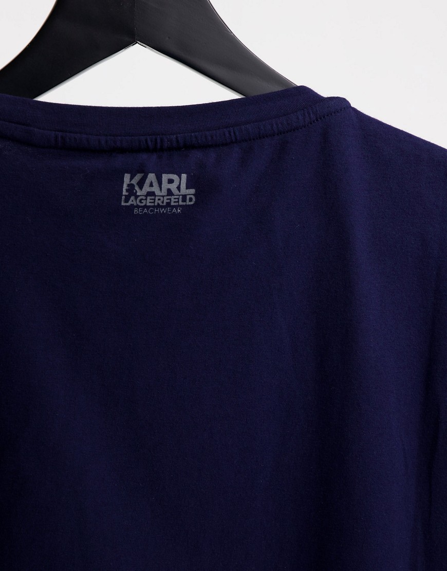 T-Shirt blu navy - Karl Lagerfeld T-shirt donna  - immagine2