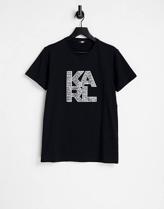 Karl Lagerfeld - t-shirt in black