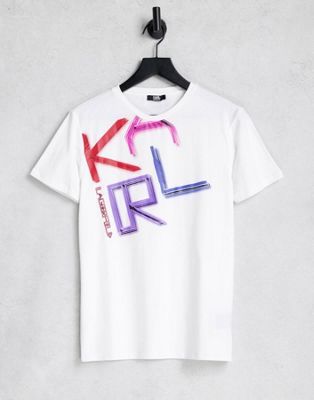 Karl Lagerfeld t-shirt in white