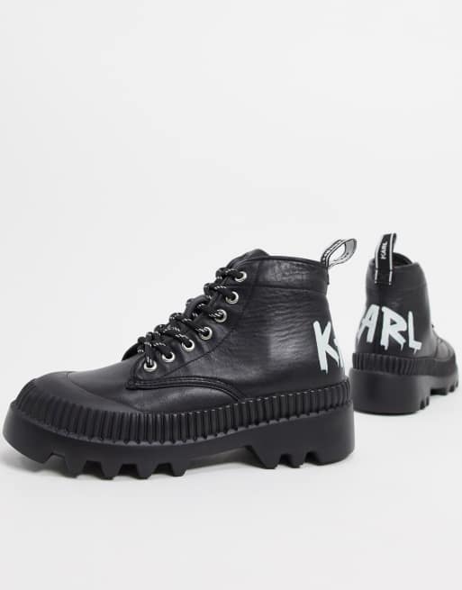 karl lagerfeld perry hiking boot