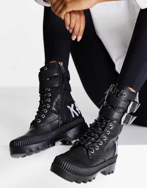 Hobby Site Line So Far Womens Black Leather Biker Boots Weapon Genius Get Cold