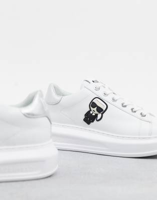 karl lagerfeld sneakers white