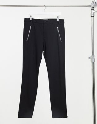 Karl Lagerfeld zipper pocket pants | ASOS