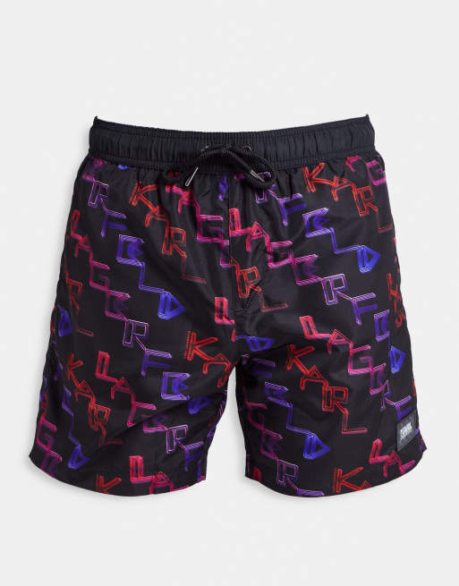 Karl Lagerfeld - Zwemshort met logoprint
