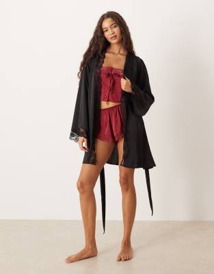 Kat The Label Sidney Robe In Black