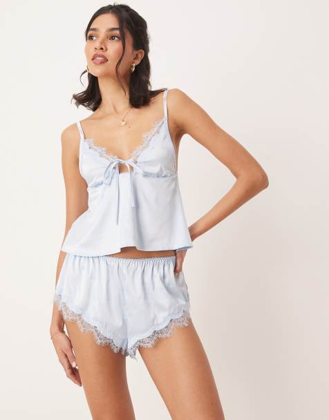 Kat The Label Sorrento shorts in ice blue - view 1