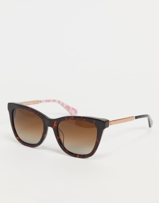 Kate Spade alexane tortoise shell sunglasses | ASOS