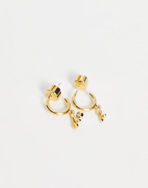 Kate Spade – Bridal – Vergoldete Creolen mit „I Do“-Design, 4 von 4