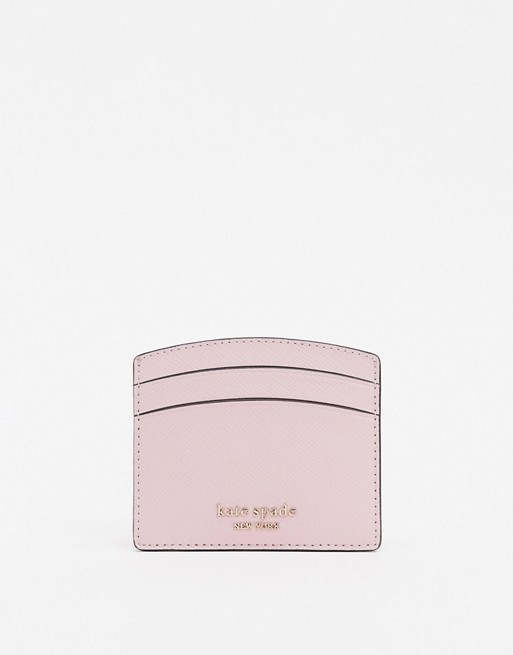 Kate Spade card holder in pink leather