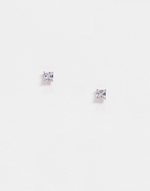 Kate Spade clear crystal stud earrings