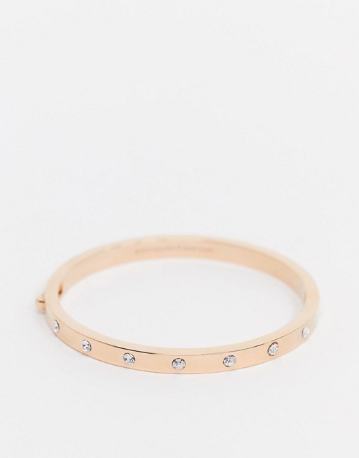 Kate Spade diamante bracelet in rose gold