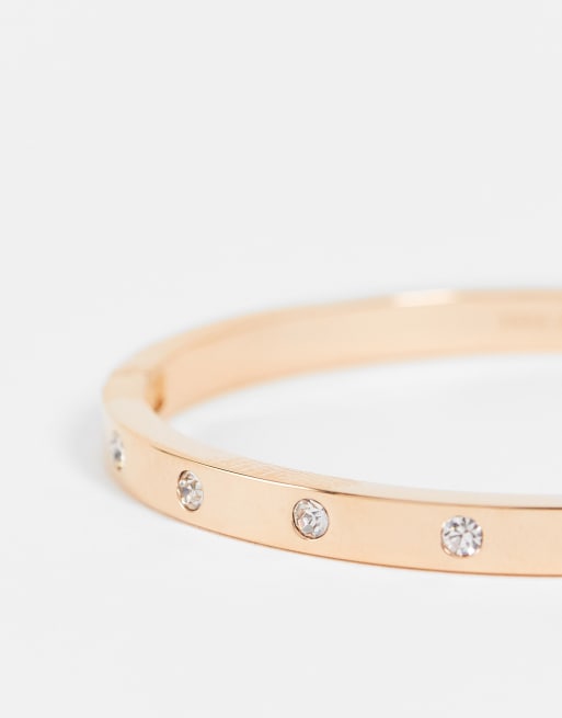 Kate Spade diamante bracelet in rose gold | ASOS