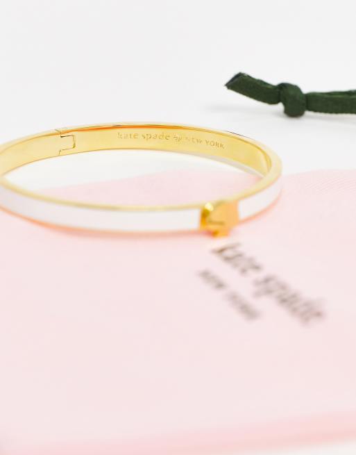 Kate spade hot sale white bangle