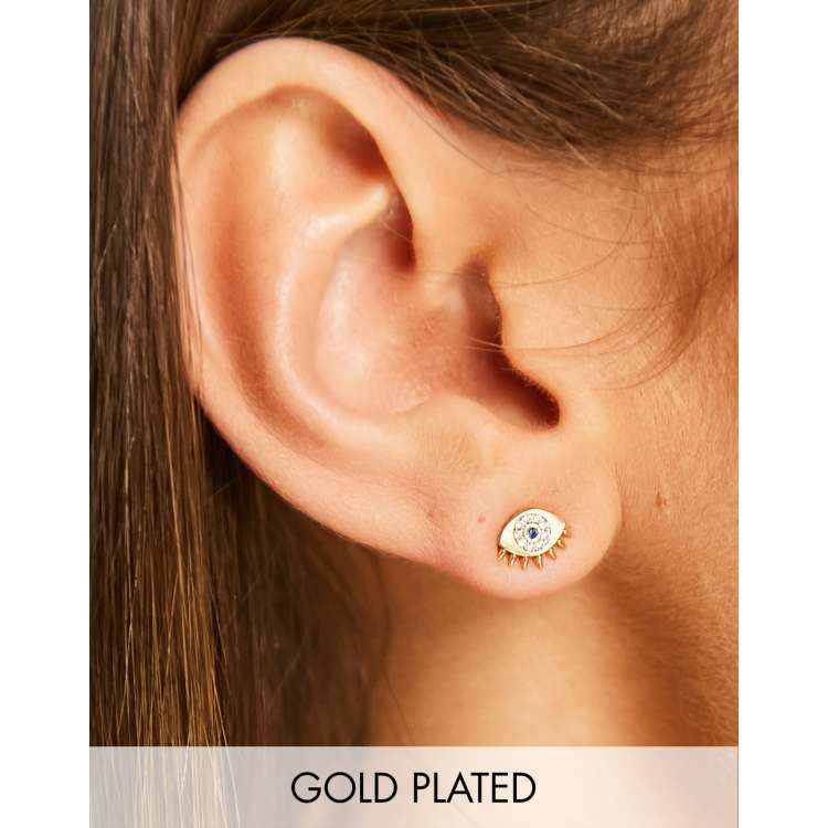 Asymmetrical on sale stud earrings