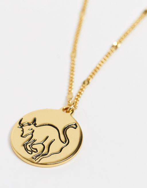 Kate spade store taurus necklace