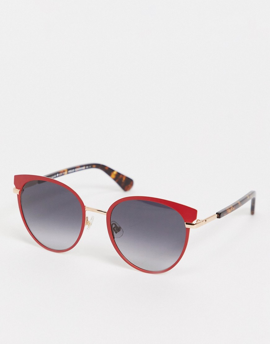 Kate Spade janalee cat eye sunglasses-Red