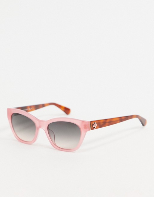 Kate Spade jerri pink frame sunglasses