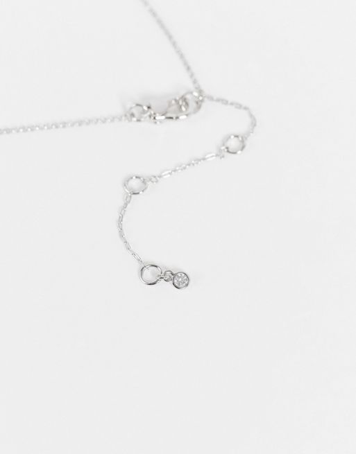 Kate Spade Loves Me Knot mini pendant in silver | ASOS