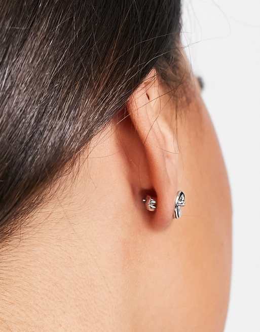 Kate spade silver knot earrings hot sale