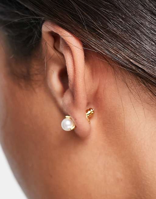 Kate spade deals pearl stud earrings