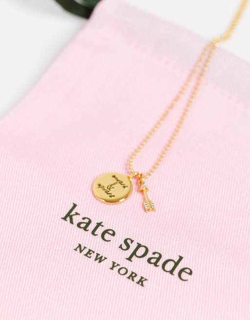 Kate Spade – Onward and Upward – Pozłacany łańcuszek z zawieszką, 4 z 4