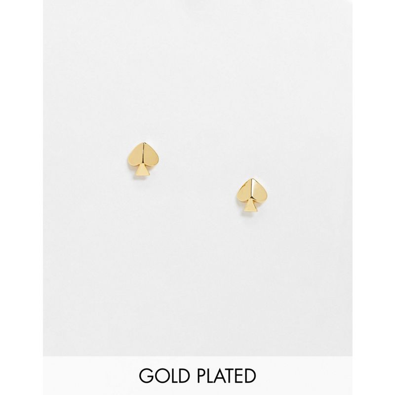 Gioielli Donna Kate Spade - Orecchini a bottone piccoli a forma di picche placcati oro