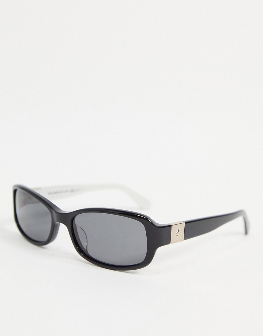 Kate Spade paxton slim lens sunglasses-Black