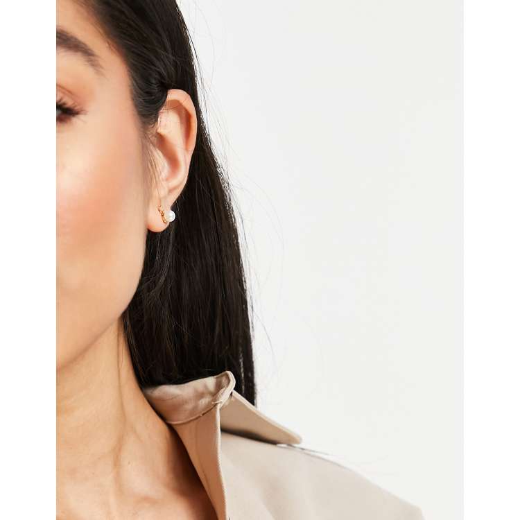 Kate Spade pearl and stone mini stud earrings | ASOS