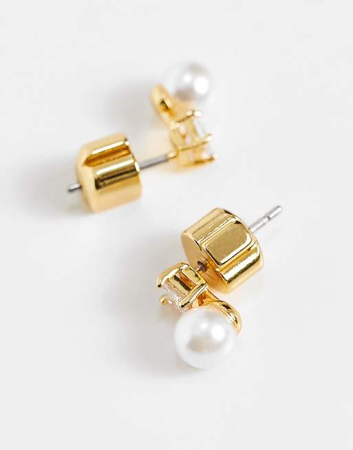 Kate spade earrings on sale pearl