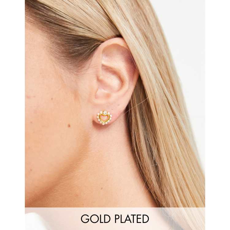 Kate spade sale earrings heart