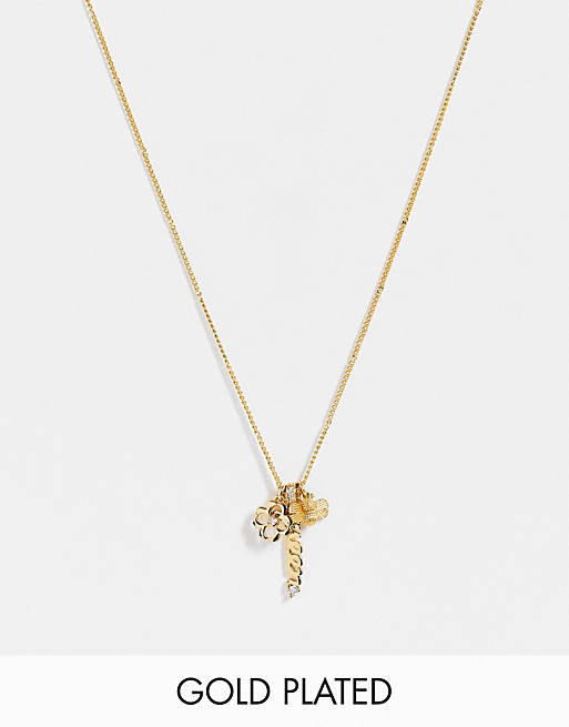 Kate Spade Queen Bee charm pendant in gold